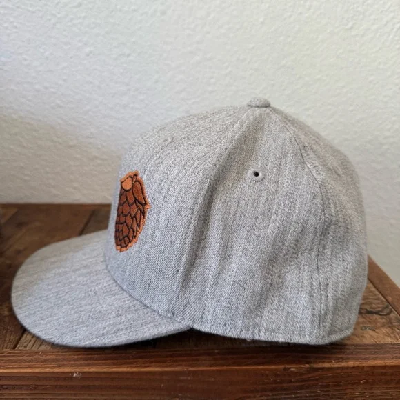 Double Mountain Brewery Hops Logo Fitted Hat Wool Blend NEW Stylish - Picture 3 of 8